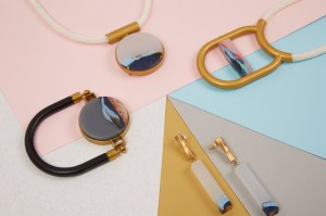 Mixed media jewelry at Ejing Zhang Première Classe Paris