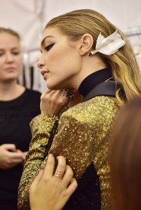 Backstage at Elie Saab RTW Spring 2017