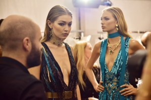 Backstage at Elie Saab RTW Spring 2017