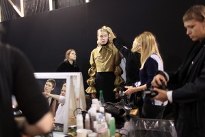 Backstage at Ellery RTW Spring 2017