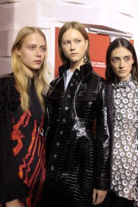 Backstage at Ellery RTW Spring 2017
