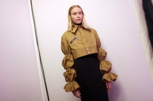 Backstage at Ellery RTW Spring 2017