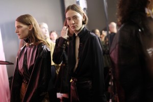 Backstage at Ellery RTW Spring 2017