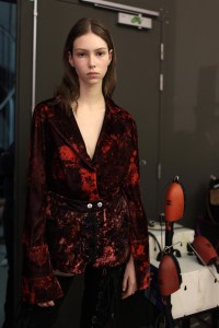 Backstage at Ellery RTW Spring 2017