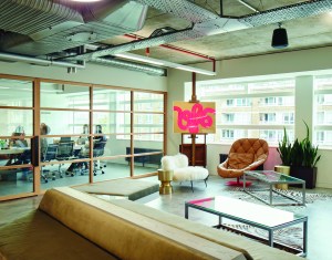 Farfetch’s sleek offices in London.