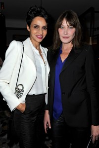 Farida Khelfa and Carla Bruni-Sarkozy