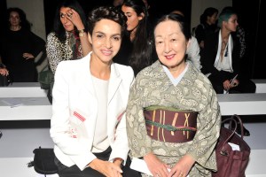 Farida Khelfa and Setsuko Klossowska De Rola