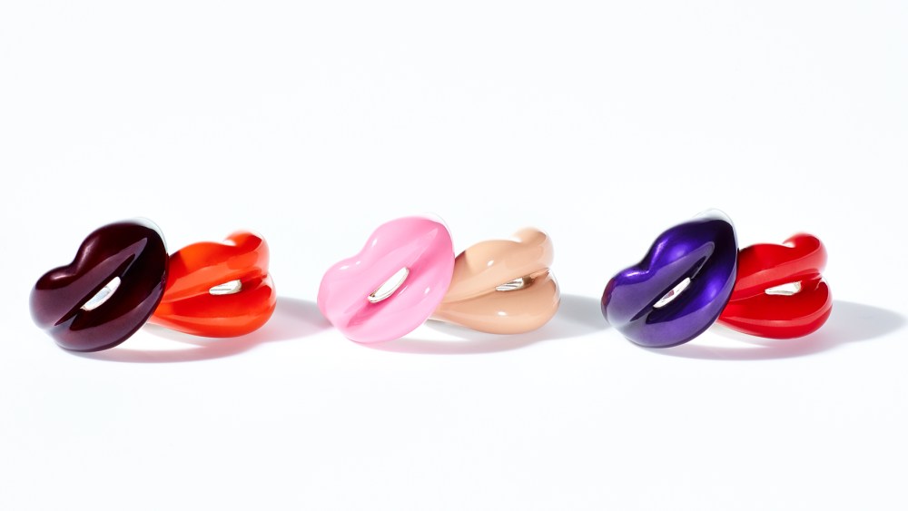 Solange Azagury-Partridge Hotlips rings