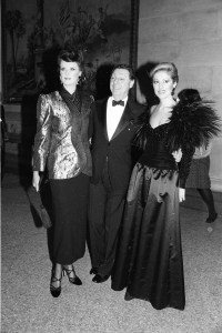 James Galanos at the 1983 Metropolitan Museum of Art Costume Institute Gala.