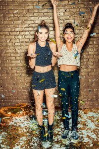 Looks from Sydney Sierota's collection for Hollister.