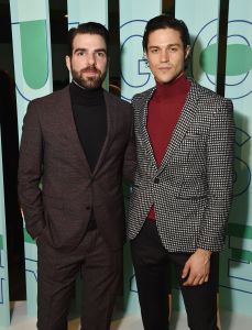 Zachary Quinto and Miles McMillan