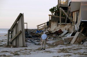 The destruction of Hurricane Matthew in Ponte Vedra Beach, Florida.