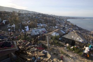 The destruction of Hurricane Matthew in Jeremie, Haiti.
