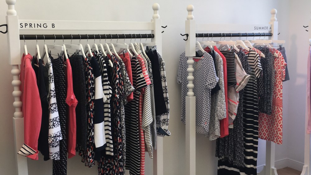 At the Manhattan showroom for Joules.