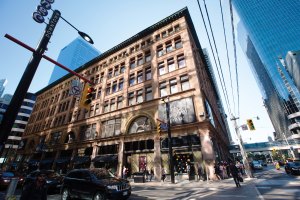 A Hudson's Bay store on Queen Street in Toronto.