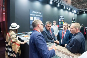 The atmosphere at Intertextile Shanghai Apparel Fabrics.