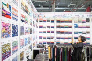 The atmosphere at Intertextile Shanghai Apparel Fabrics.