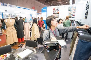 The atmosphere at Intertextile Shanghai Apparel Fabrics.