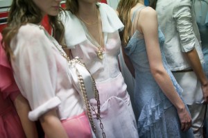 Backstage at John Galliano RTW Spring 2017