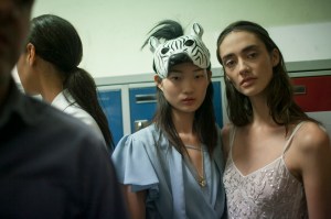 Backstage at John Galliano RTW Spring 2017