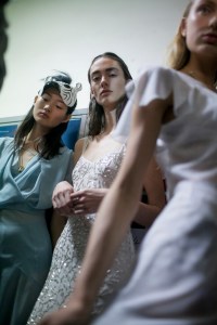 Backstage at John Galliano RTW Spring 2017