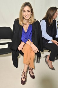 Julie Gayet balenciaga front row