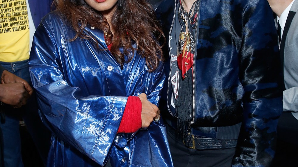 MIA and Jamie Hince attend Dazed magazine's 25th birthday party in London