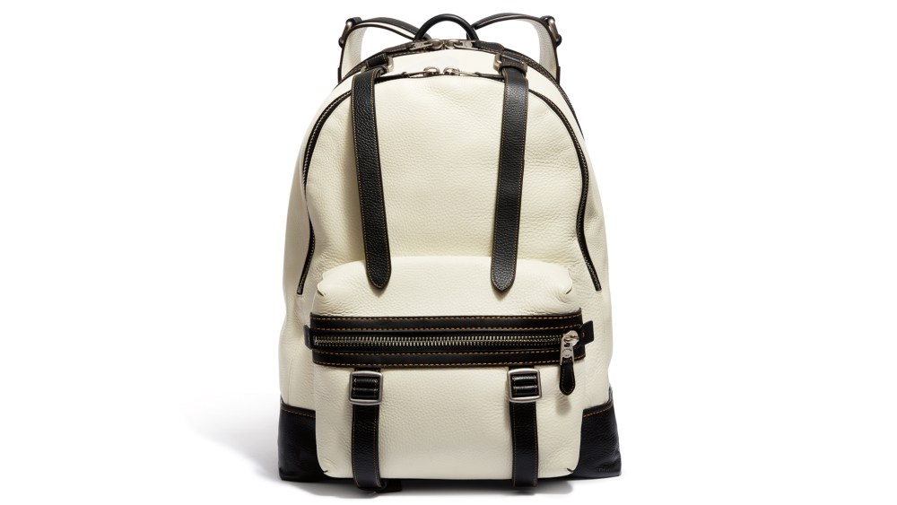 A Coach backpack.