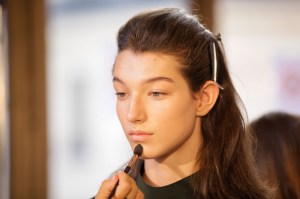 Backstage at Stella McCartney RTW Spring 2017