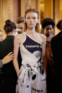 Backstage at Stella McCartney RTW Spring 2017