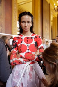 Backstage at Stella McCartney RTW Spring 2017