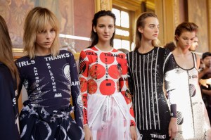 Backstage Stella McCartney Spring 2017