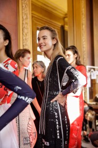 Backstage at Stella McCartney RTW Spring 2017