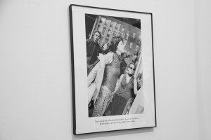 The atosphere at 'Supermodels at the End of Time' Exhibition.