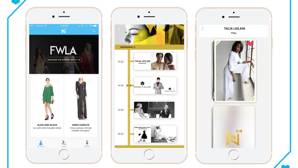 Nifty app Fashion Week Los Angeles