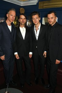 Jefferson Hack, Alister Mackie, Harry Styles and Kris Van Assche
