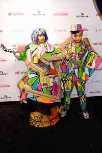 Christian Siriano and Brad Walsh at Heidi Klum's 16th Annual Halloween Party