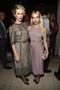 Hammer Museum Gala in the Garden 2016 Sarah Paulson and Emma Roberts