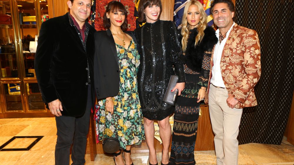 Seth Weisser, Rashida Jones, Milla Jovovich, Rachel Zoe and Gerard Maione