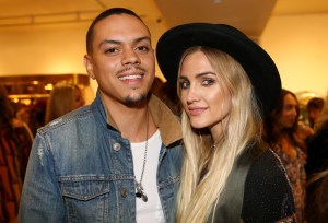Evan Ross and Ashlee Simpson