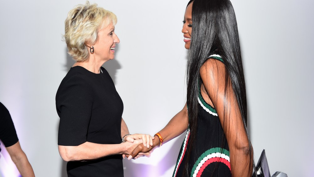 Tina Brown and Naomi Campbell at the Women's Brain Health Initiative VIP Talk