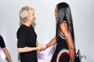 Tina Brown and Naomi Campbell at the Women's Brain Health Initiative VIP Talk