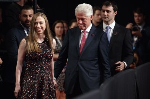 Bill Clinton Chelsea Campaign 2016 Debate