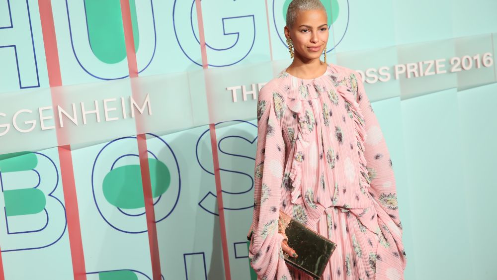 Kota Eberhardt at the Hugo Boss Prize awards at the Guggenheim in New York.
