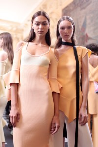 Backstage at Roland Mouret RTW Spring 2017