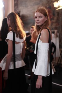 Backstage at Roland Mouret RTW Spring 2017