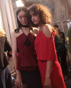 Backstage at Roland Mouret RTW Spring 2017