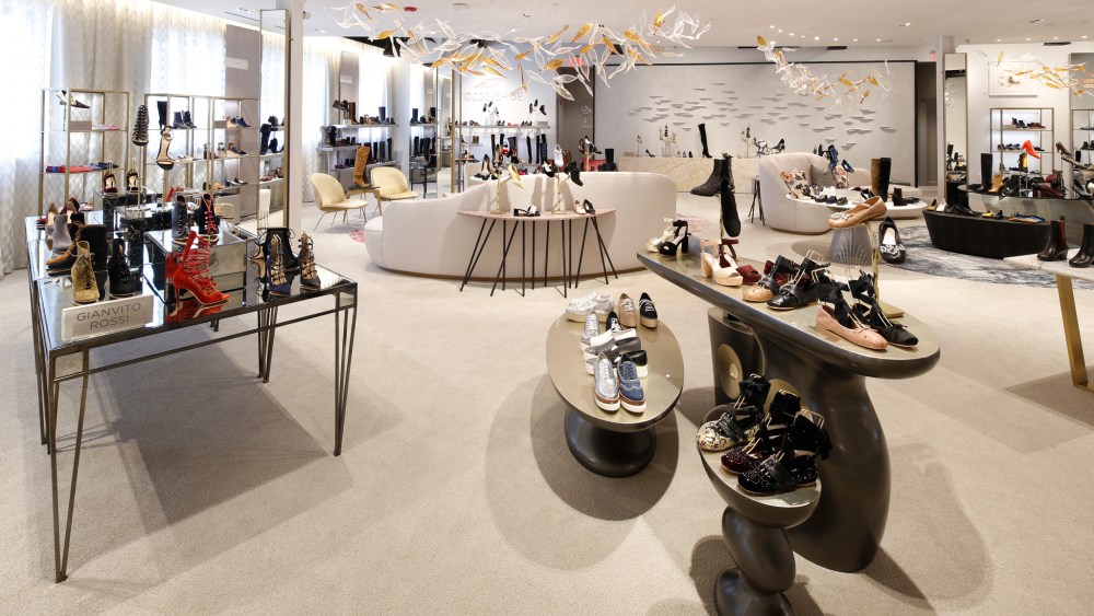 Inside Saks Fifth Avenue’s 10022-Shoe store in Greenwich, CT