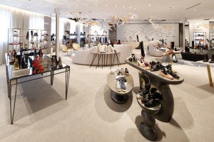 Inside Saks Fifth Avenue’s 10022-Shoe store in Greenwich, CT