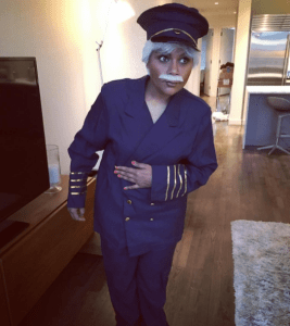 Mindy Kaling police officer Halloween 2016